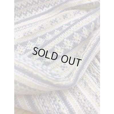 画像4: 生地：柄綿ジャガードニット（クリーム／グレー）