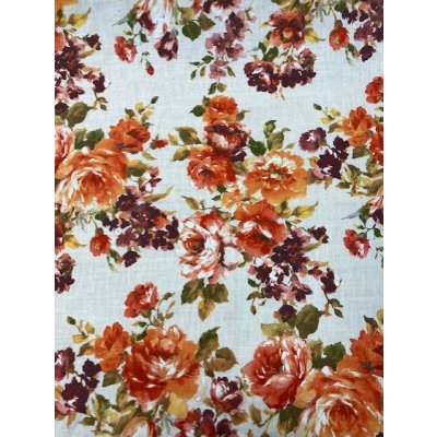 画像8: 生地：花柄コットンリネン（キナリ）