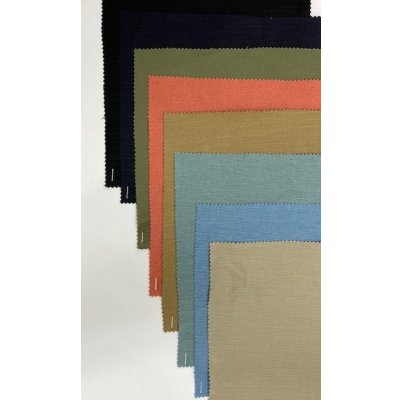 画像7: 生地：無地綿麻スラブ（サーモン）