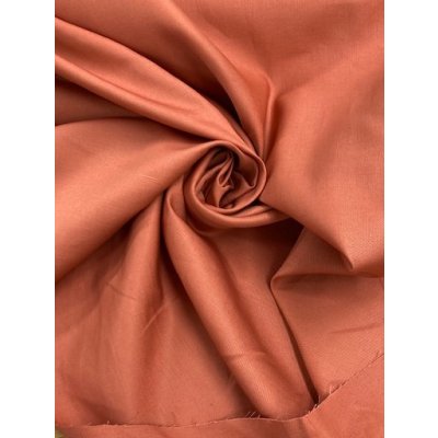 画像6: 生地：無地綿麻スラブ（サーモン）