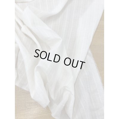 画像5: 生地：ストライプ織りコットン（オフ）