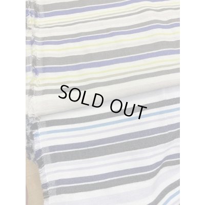 画像7: 生地：マルチボーダー織り（生成／イエロー系）