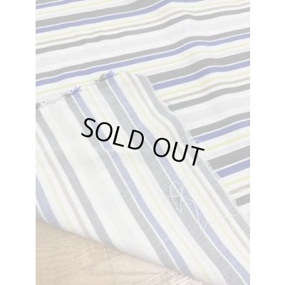 画像3: 生地：マルチボーダー織り（生成／イエロー系）