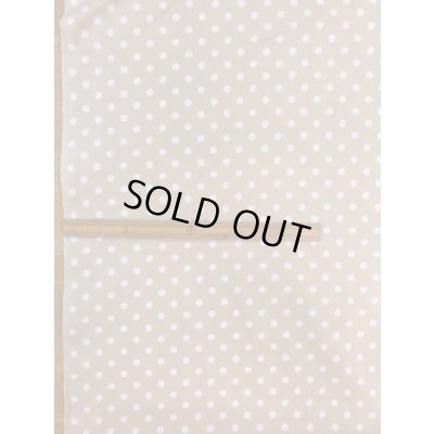 画像1: 生地：水玉綿ブロード（クリームイエロー）