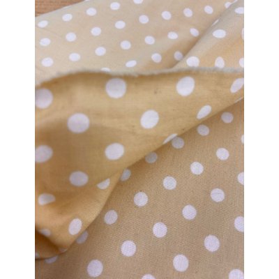 画像4: 生地：水玉綿ブロード（クリームイエロー）