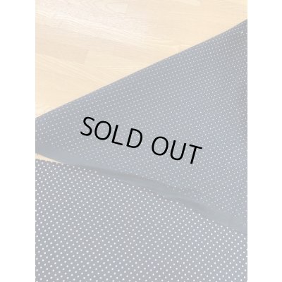 画像3: 生地：ピンドット柄綿（濃紺／白）