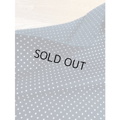 画像4: 生地：ピンドット柄綿（濃紺／白）