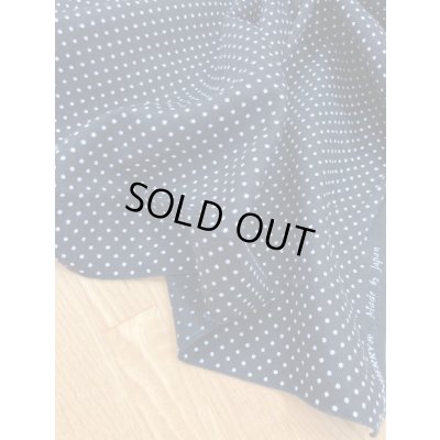 画像5: 生地：ピンドット柄綿（濃紺／白）