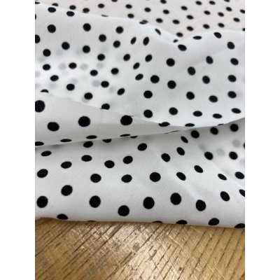 画像5: 生地：ランダム水玉柄プリント（白／黒）