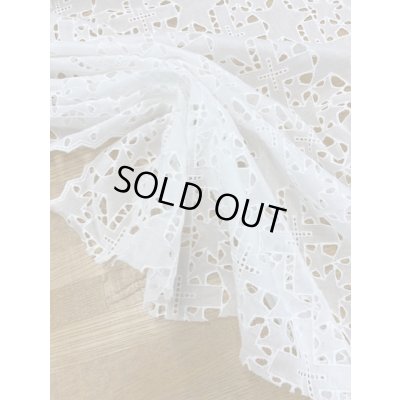 画像5: 生地：星柄綿レース生地（白）