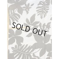 生地：南国プリントニット（白／こげ茶）