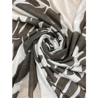 画像6: 生地：南国プリントニット（白／こげ茶）