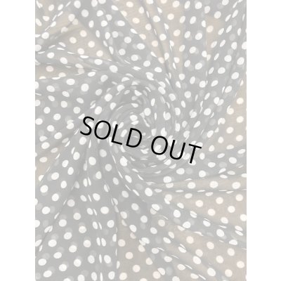 画像6: 生地：水玉柄シフォン（黒）