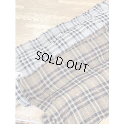 画像7: 生地：チェック柄ウールガーゼ（茶）