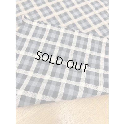 画像3: 生地：チェック柄ウール（グレー／ベージュ）