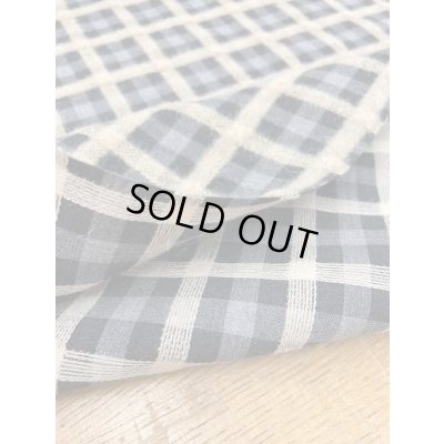 画像4: 生地：チェック柄ウール（グレー／ベージュ）