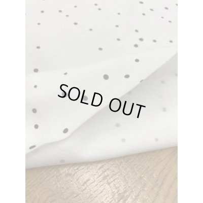 画像4: 生地：ランダム水玉柄綿天竺ニット（白／黒）