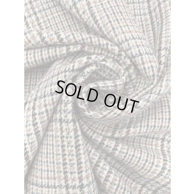 画像6: 生地: チェックウール(ベージュ系)