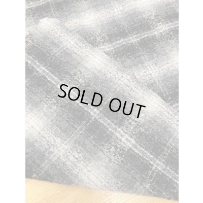 画像3: 生地： オンブレチェックウール（黒）