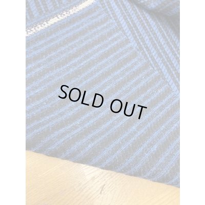 画像3: 生地：ウール100％厚手ストライプ織（紺）