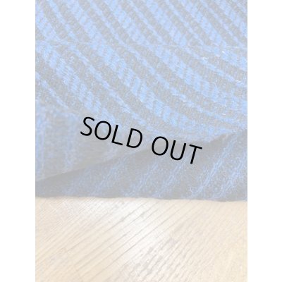 画像4: 生地：ウール100％厚手ストライプ織（紺）