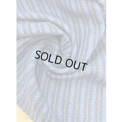 画像6: 生地：ウール100％厚手ストライプ織（紺）