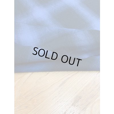 画像4: 生地：片面起毛オンブレチェック柄綿100％（青／黒）
