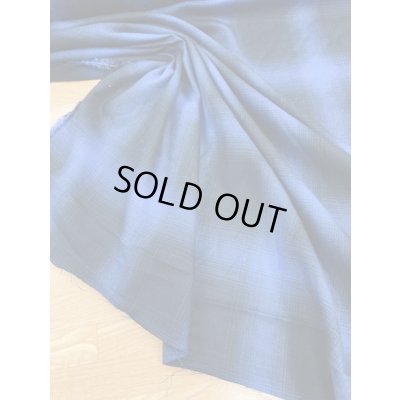 画像6: 生地：片面起毛オンブレチェック柄綿100％（青／黒）