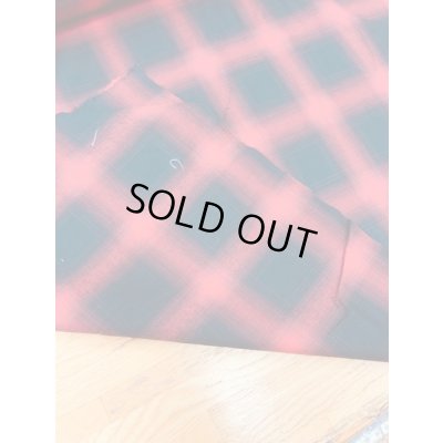 画像4: 生地：片面起毛オンブレチェック柄綿100％（赤／黒）