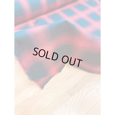 画像5: 生地：片面起毛オンブレチェック柄綿100％（赤／黒）