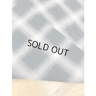 画像3: 生地：片面起毛オンブレチェック柄綿100％（白／黒）