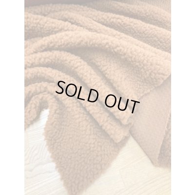 画像4: 生地：もこもこ片面プードルボア（キャメル）