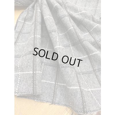 画像5: 生地：ウールポリチェックステッチ（グレー／茶）