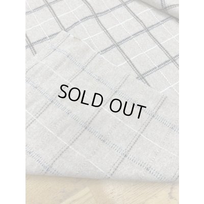 画像3: 生地：ウールポリチェックステッチ（ベージュ／茶）