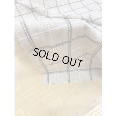 画像5: 生地：ウールポリチェックステッチ（ベージュ／茶）