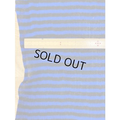 画像2: 生地：綿薄手ボーダーニット（青／黒）