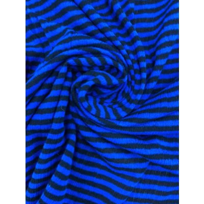 画像5: 生地：綿薄手ボーダーニット（青／黒）