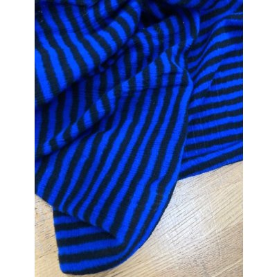 画像6: 生地：綿薄手ボーダーニット（青／黒）