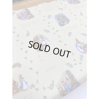 画像3: 生地：ピーターラビット柄防炎コーティングポリ（黄色）