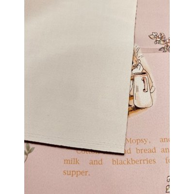 画像5: 生地：ピーターラビット柄防炎コーティングポリ（ピンク）