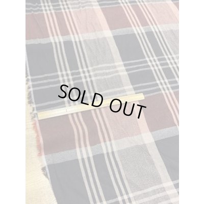 画像3: 生地:綿ウールチェック織り(茶/ベージュ/紺)