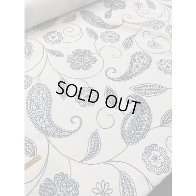 画像3: 生地：ペイズリー柄クロス（生成／紺）