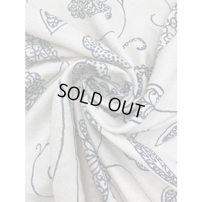 画像7: 生地：ペイズリー柄クロス（生成／紺）