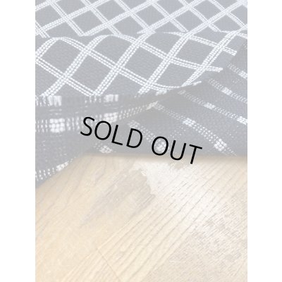 画像3: 生地：格子柄ポリエステル（紺／白）