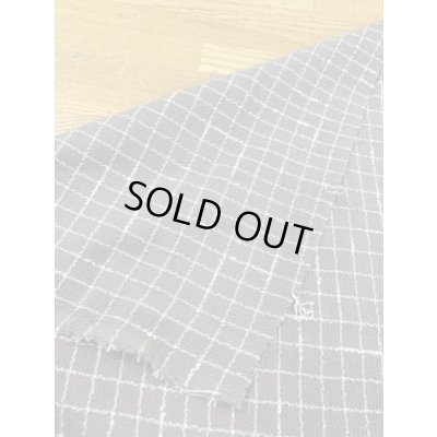 画像3: 生地：格子柄ウールストレッチ（グレージュ）