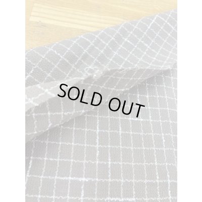 画像4: 生地：格子柄ウールストレッチ（グレージュ）