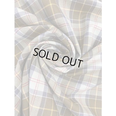 画像7: 生地：チェック柄ネル裏起毛（クリーム／茶）