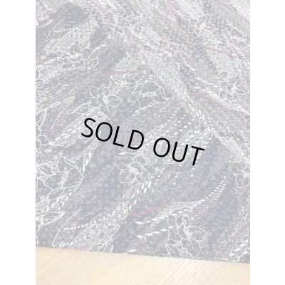 画像3: 生地：プリントポリエステル（黒茶エンジ）