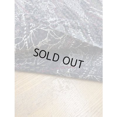 画像4: 生地：プリントポリエステル（黒茶エンジ）