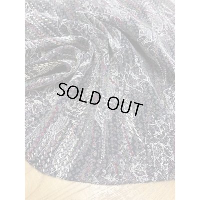 画像5: 生地：プリントポリエステル（黒茶エンジ）